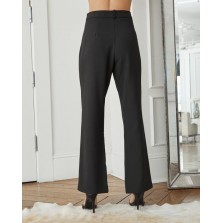 City Slick High Rise Slit Front Trousers